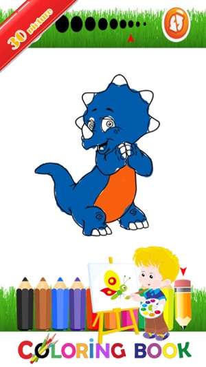 Dinosaur Coloring Page For Kid : Educational Game(圖5)-速報App