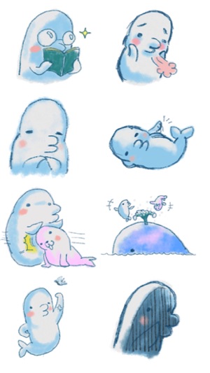 White Whale Stickers(圖2)-速報App