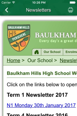 Baulkham Hills High School screenshot 2