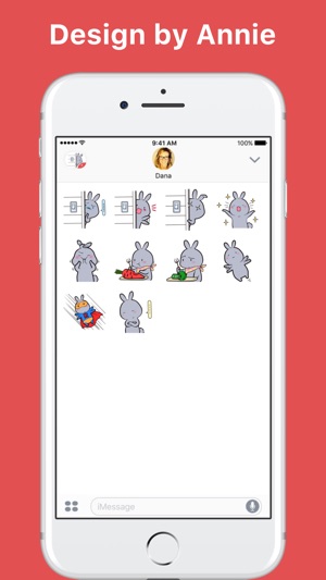 Luna The Bunny stickers by Annie for iMessage(圖2)-速報App