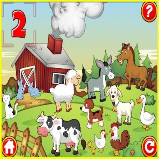 Funny farm for kids