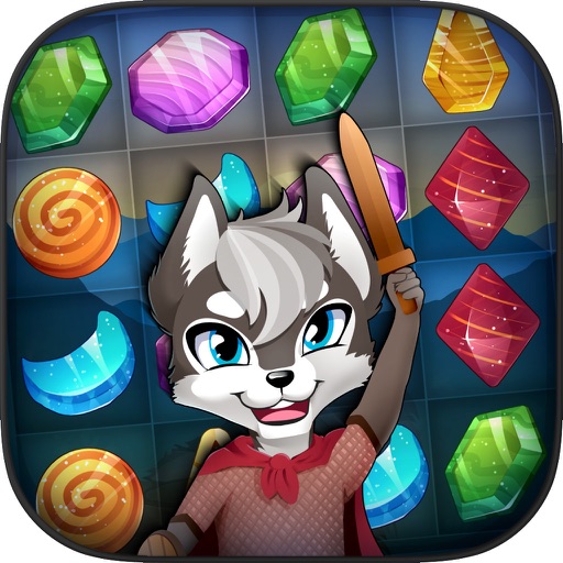 Treasure Tiles: Match 3 Gems Puzzle Game Icon