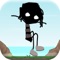 Play as a stickman who wants to travel and see the world