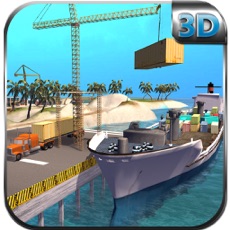 Activities of Manual Crane Cargo Ship & Transport Simulator