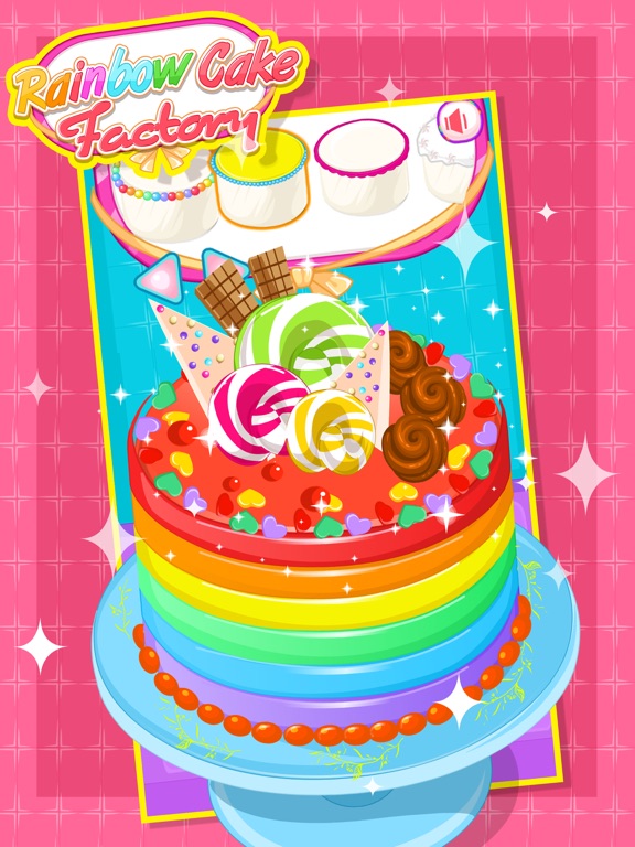 Rainbow Cake Factory - Cooking Game For Kids screenshot 2