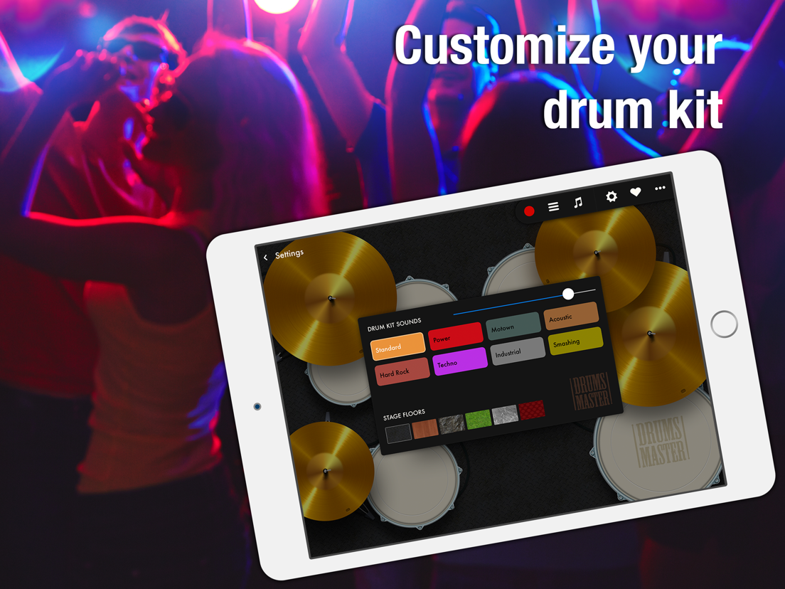 Drums Master Real Drum Kit App voor iPhone, iPad en iPod touch AppWereld