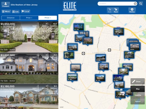 Elite Realtors of New Jersey for iPad screenshot 2