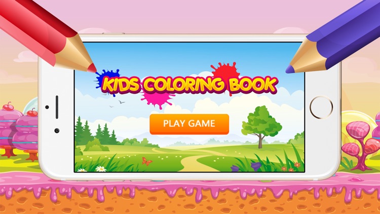 Free Coloring Book for Kids - Cartoon Car