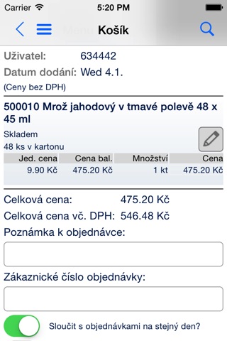 mujBidfood.cz screenshot 4