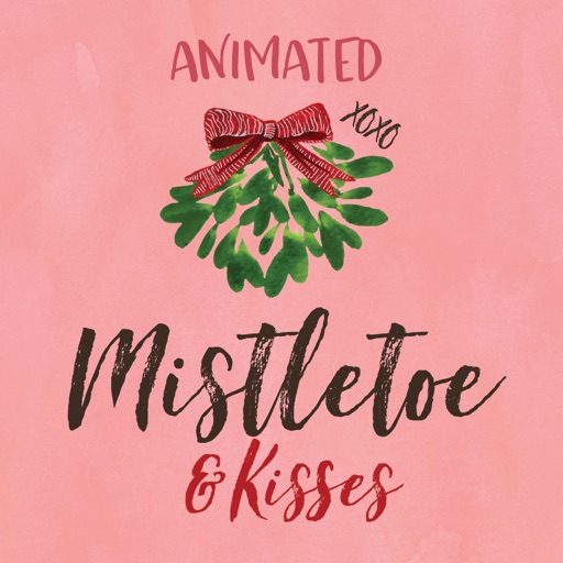 Animated Mistletoe & Kisses for iMessage Stickers iOS App