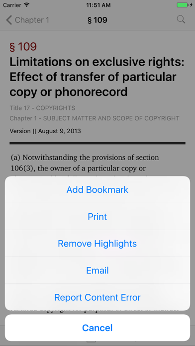 How to cancel & delete 17 USC - Copyrights (LawStack Series) from iphone & ipad 3