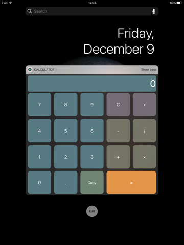 Widgets-Pro - náhled