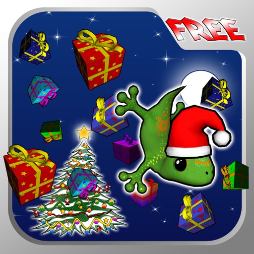 Acrobat Gecko Christmas Free iOS App