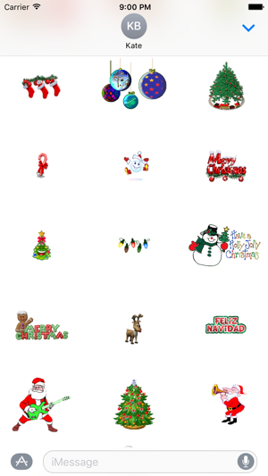 Animated Christmas Stickers for iMessage(圖5)-速報App