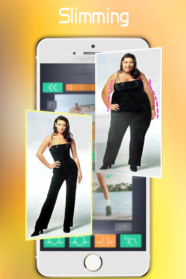 Make Me Thin - Photo Slim & Fat Face Swap Effects screenshot 3