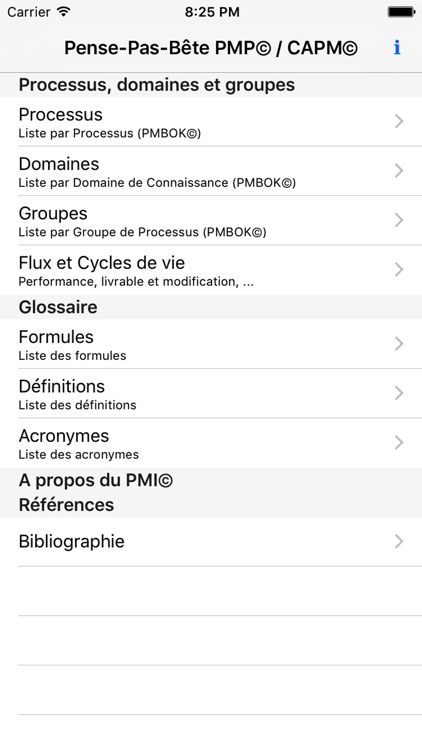 PMPReminder : Aide-mémoire PMP® CAPM® for iPhone