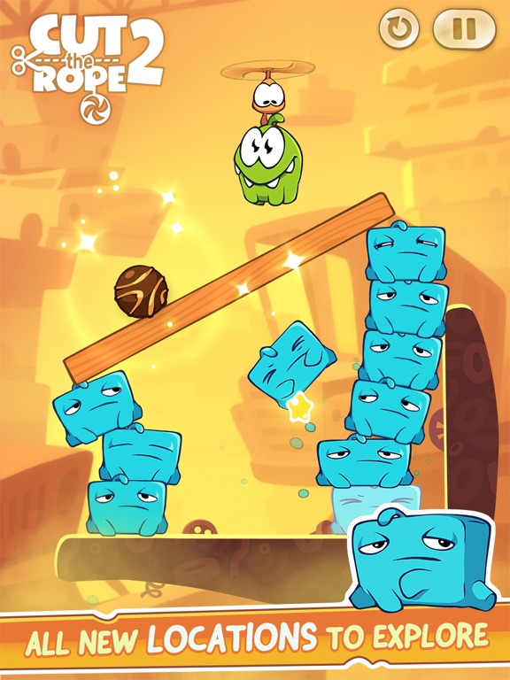switch to fullscreen in cut the rope 2