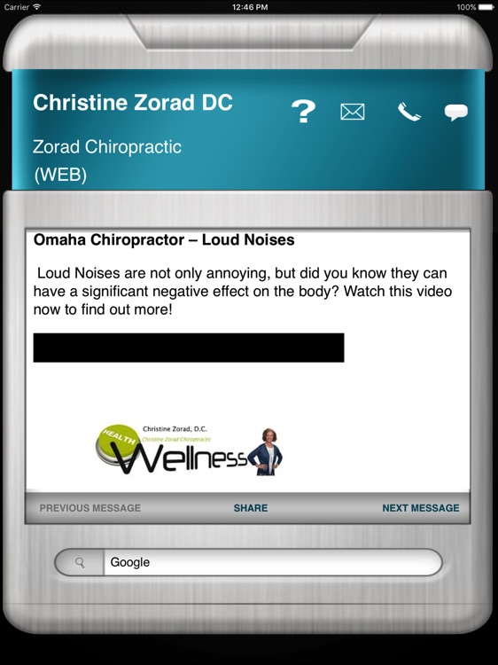 Zorad Chiropractic Wellness Assistant HD screenshot-3