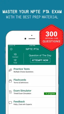 Game screenshot NPTE-PT Practice Exam Prep 2017 – Q&A Flashcards mod apk