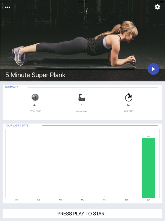 5 Min Super Plank Workout Challenge PRO - Abs,Coreのおすすめ画像1