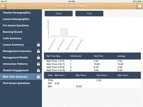 BACOT - Classroom Observation screenshot 3