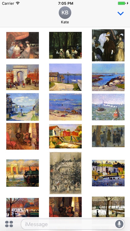 William James Glackens Artworks Stickers