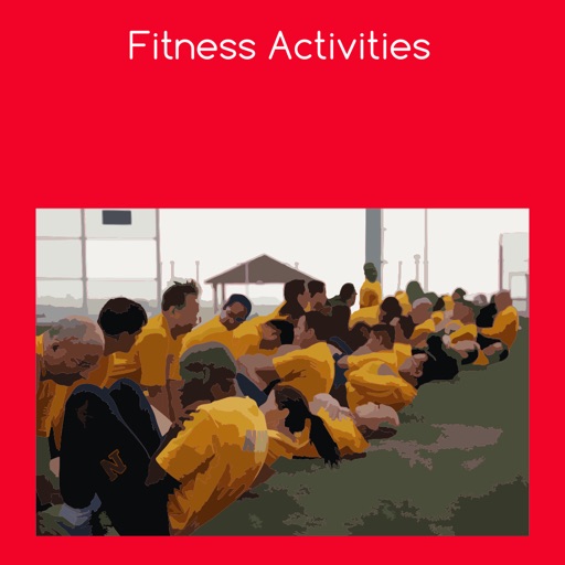 Fitness activities icon