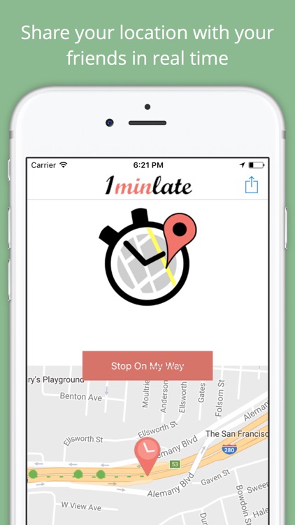 On My Way - Realtime GPS location