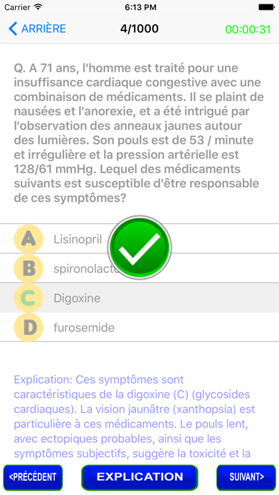 How to cancel & delete Internal Medicine Quiz in French from iphone & ipad 3