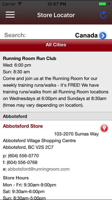 running room app