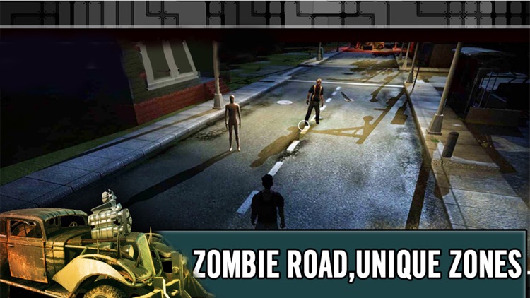 Zombie Smash:Free highway racing & shooting games