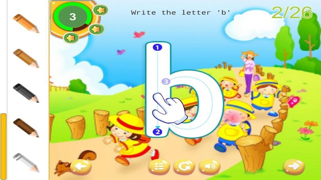 ABC Tracing Letters Handwriting Practice for Kids(圖2)-速報App