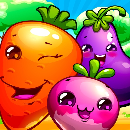 Veggies & Fruits: kids educational games - English iOS App