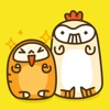 Lucky Bread &amp; Tweet Chick - NHH Animated Stickers