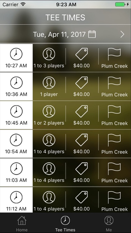 Plum Creek Tee Times