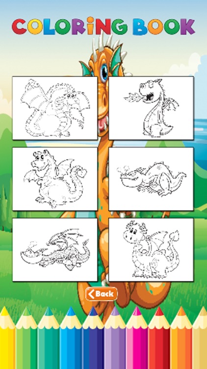 Dragon Art Coloring Book - Activities for Kid screenshot-4