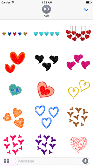 Animated SPARKLe LOVe HEARt Stickers(圖1)-速報App