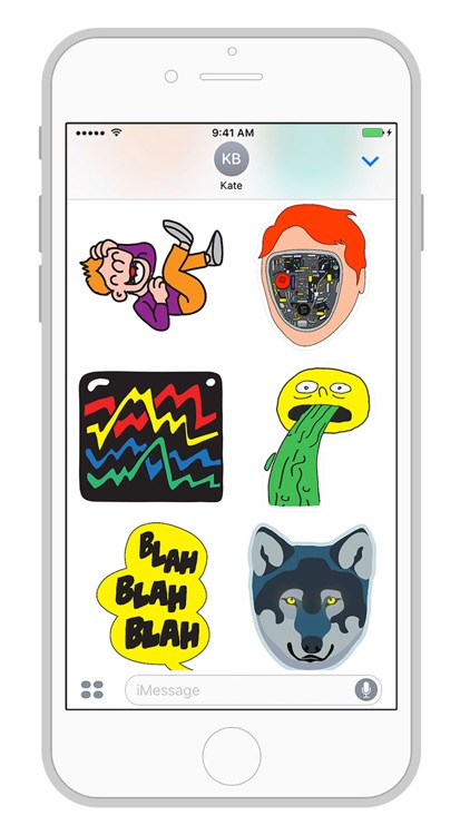 So Me « c’est magnifique » sticker pack.