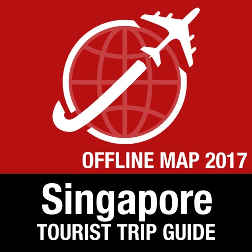 Singapore Tourist Guide + Offline Map icon