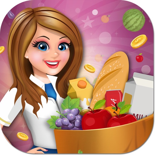 Supermarket Girl Cashier Pro Icon