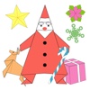 Origami Christmas Santa Snowman New Year 3D Paper