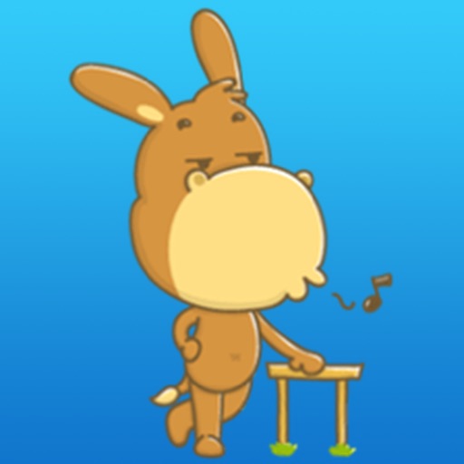 Adorable Donkey Sticker icon