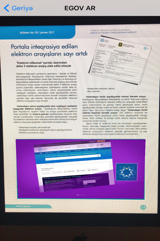 EGOV AR - náhled