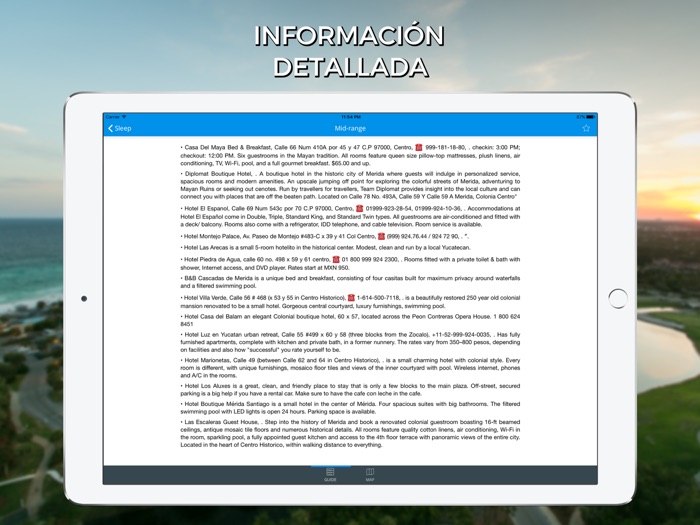 Mérida Guía de viajes con mapas