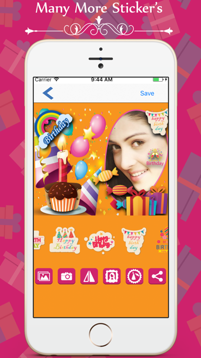 How to cancel & delete Birthday Photo Frames app from iphone & ipad 3