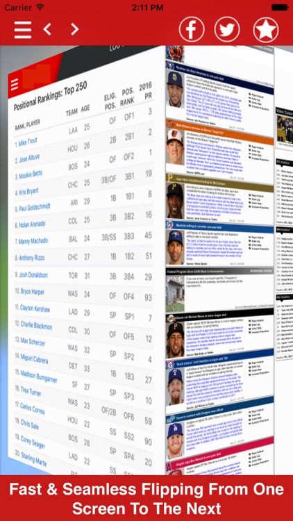Fantasy Baseball All In One Pro - Tools News +More