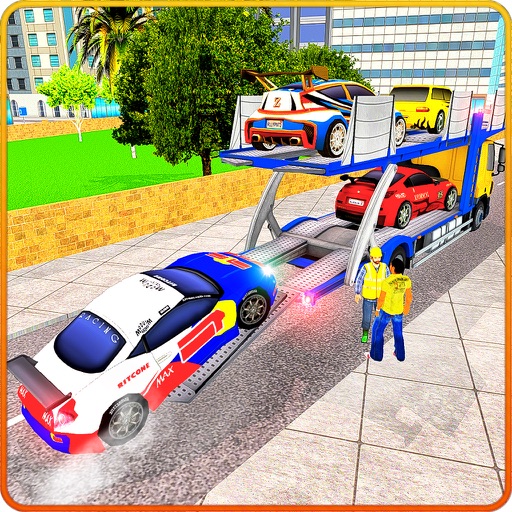 Car Transporter 3D Trailer Sim icon