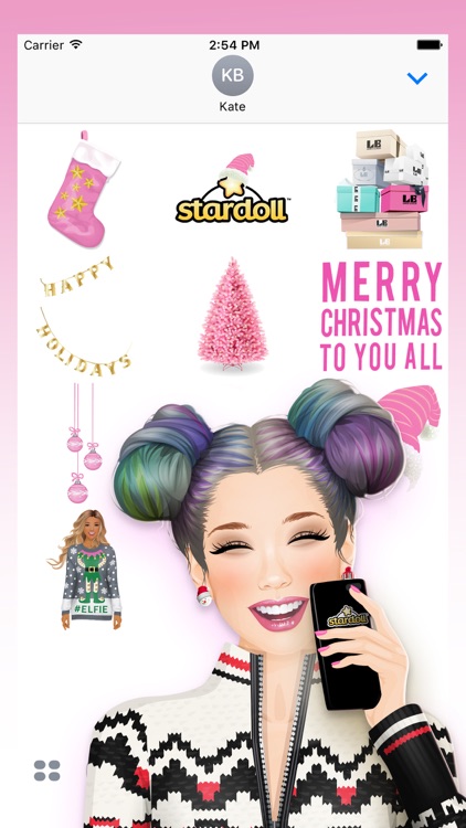 Stardoll Christmas Stickers