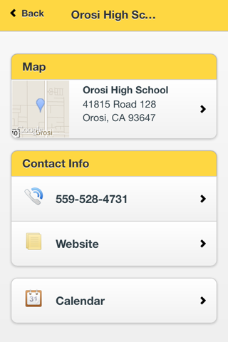 Cutler-Orosi Joint Unified School District screenshot 2