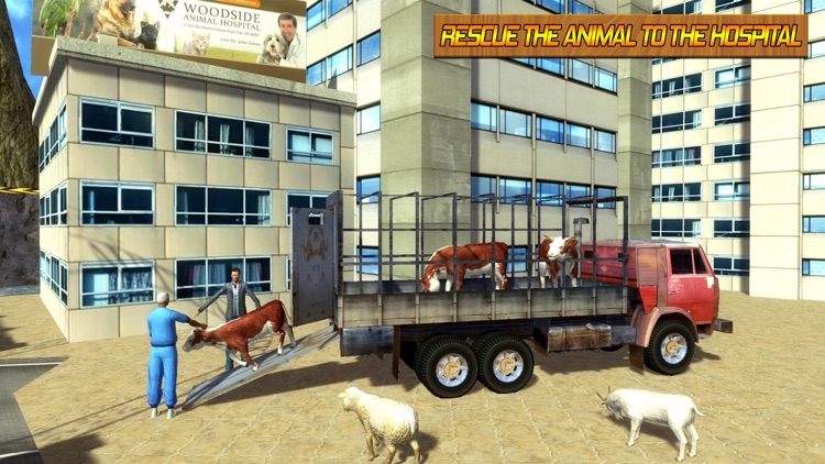 Offroad Safari Zoo Wild Animal Transport Truck Sim screenshot-4